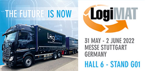 Plakat der LogiMAT Fachmesse 2022