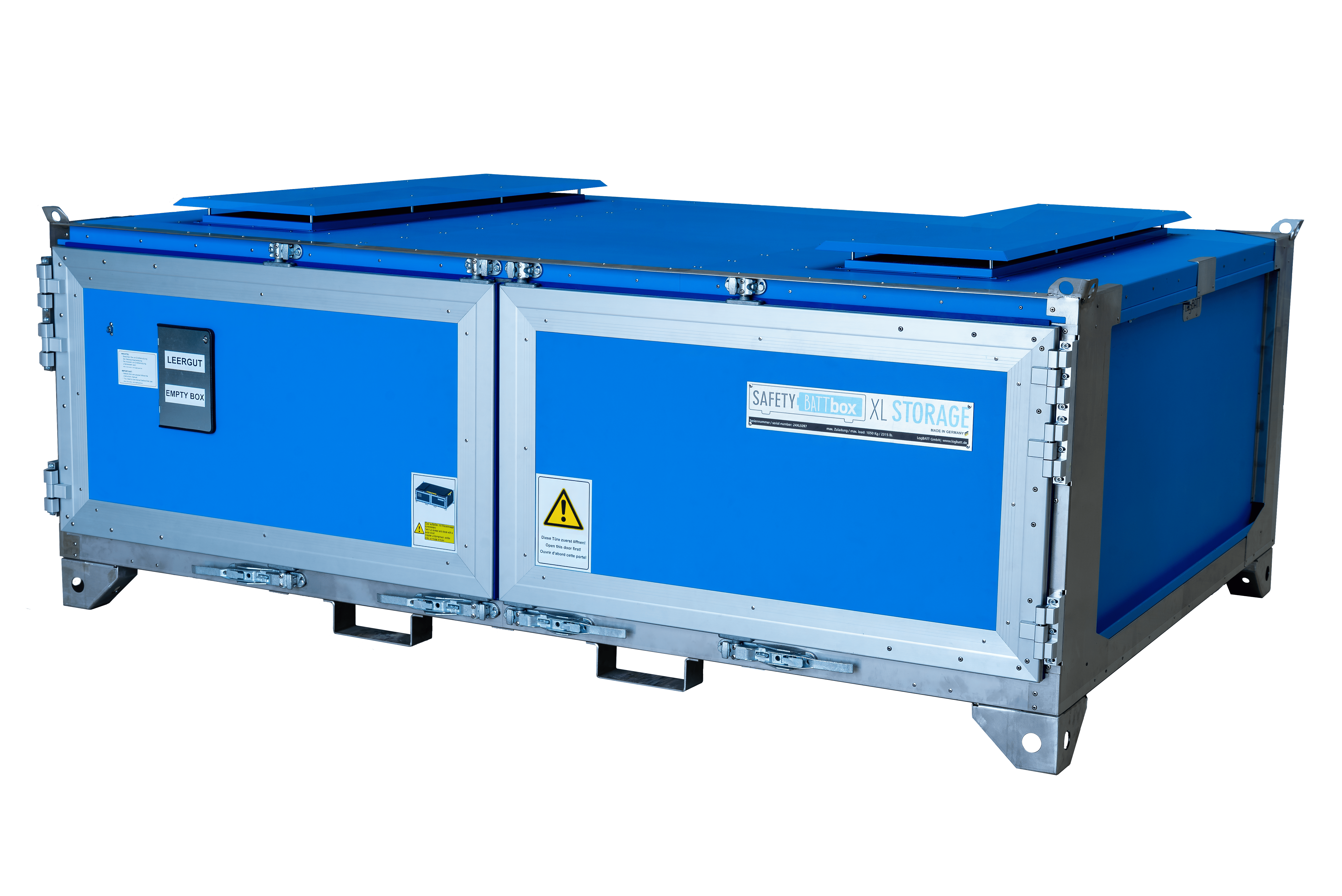SafetyBATTbox für die Lagerung von Lithium Ionen Batterien