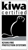 Kiwa Logo schwarz weiss